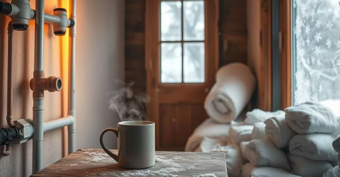 frozen water pipes inside home